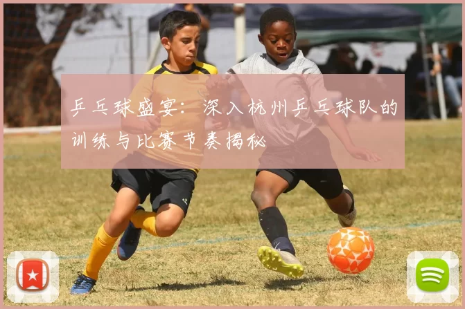 乒乓球盛宴：深入杭州乒乓球队的训练与比赛节奏揭秘